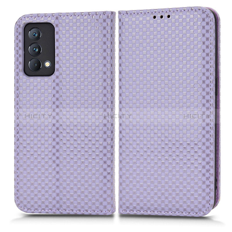 Handytasche Stand Schutzhülle Flip Leder Hülle C03X für Realme GT Master 5G Violett