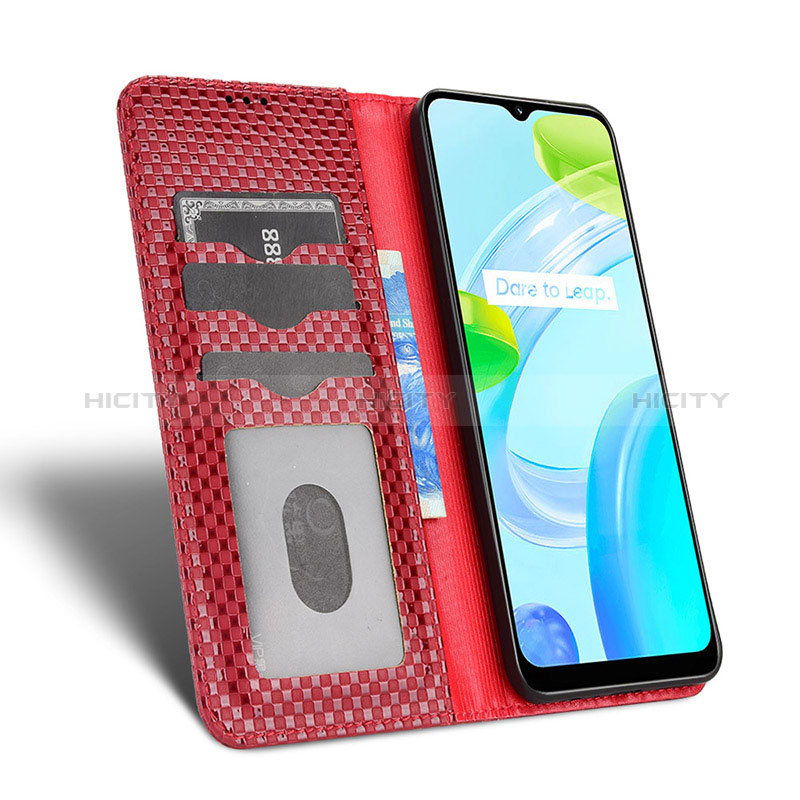 Handytasche Stand Schutzhülle Flip Leder Hülle C03X für Realme Narzo 50i Prime groß