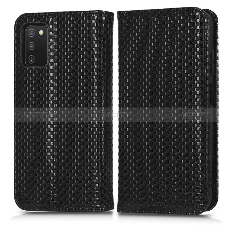 Handytasche Stand Schutzhülle Flip Leder Hülle C03X für Samsung Galaxy A02s