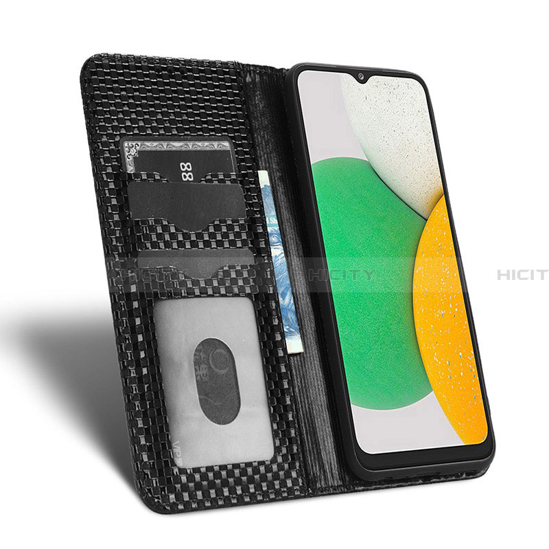 Handytasche Stand Schutzhülle Flip Leder Hülle C03X für Samsung Galaxy A03 Core