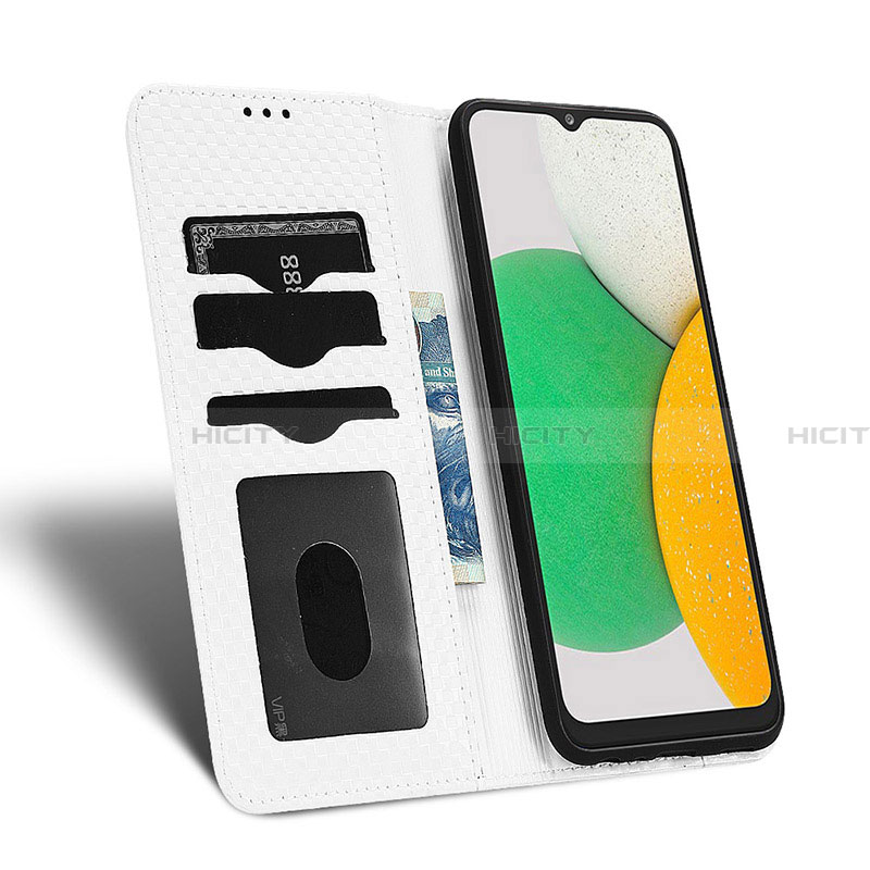 Handytasche Stand Schutzhülle Flip Leder Hülle C03X für Samsung Galaxy A03 Core groß