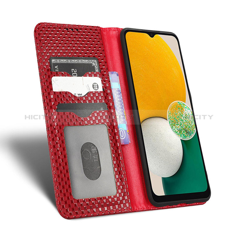 Handytasche Stand Schutzhülle Flip Leder Hülle C03X für Samsung Galaxy A04s