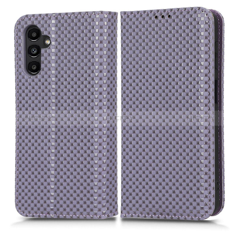 Handytasche Stand Schutzhülle Flip Leder Hülle C03X für Samsung Galaxy A04s Violett Plus