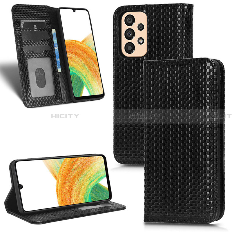 Handytasche Stand Schutzhülle Flip Leder Hülle C03X für Samsung Galaxy A23 4G