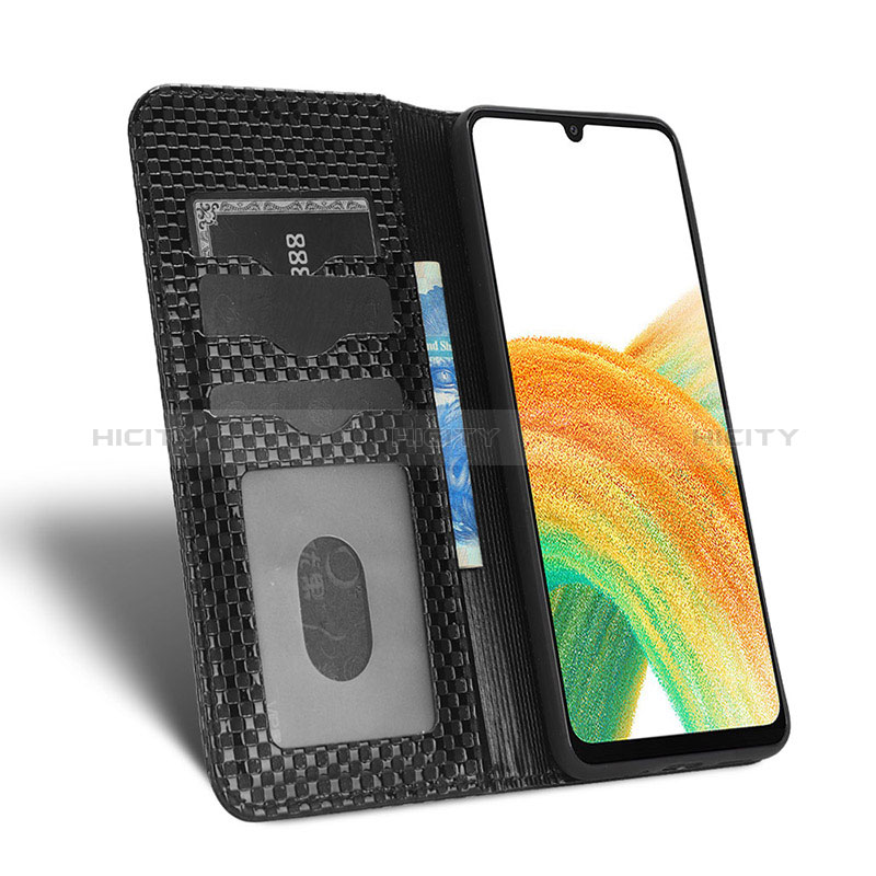 Handytasche Stand Schutzhülle Flip Leder Hülle C03X für Samsung Galaxy A23 5G groß