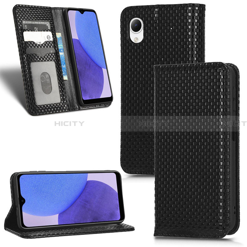 Handytasche Stand Schutzhülle Flip Leder Hülle C03X für Samsung Galaxy A23 5G SC-56C