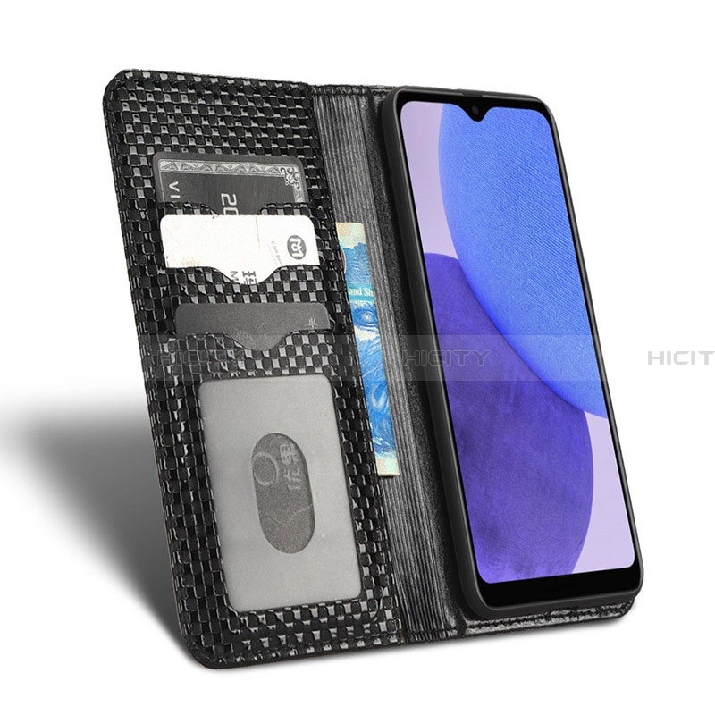 Handytasche Stand Schutzhülle Flip Leder Hülle C03X für Samsung Galaxy A23 5G SC-56C