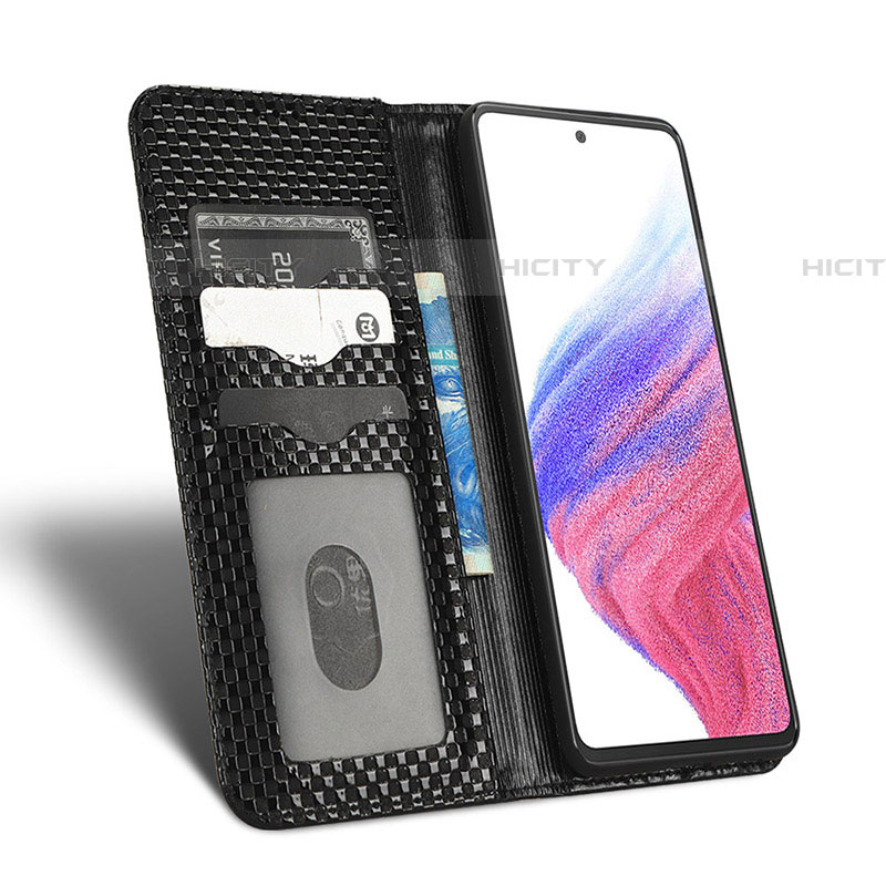 Handytasche Stand Schutzhülle Flip Leder Hülle C03X für Samsung Galaxy A53 5G groß