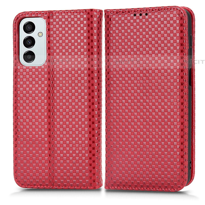 Handytasche Stand Schutzhülle Flip Leder Hülle C03X für Samsung Galaxy F23 5G Rot