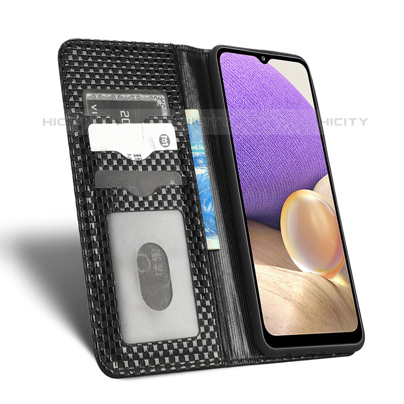 Handytasche Stand Schutzhülle Flip Leder Hülle C03X für Samsung Galaxy M32 5G groß