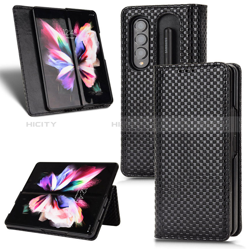 Handytasche Stand Schutzhülle Flip Leder Hülle C03X für Samsung Galaxy Z Fold3 5G