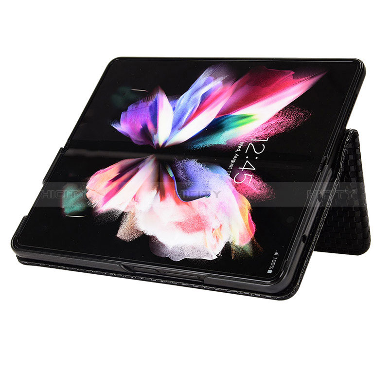 Handytasche Stand Schutzhülle Flip Leder Hülle C03X für Samsung Galaxy Z Fold3 5G