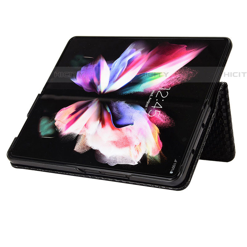 Handytasche Stand Schutzhülle Flip Leder Hülle C03X für Samsung Galaxy Z Fold4 5G groß