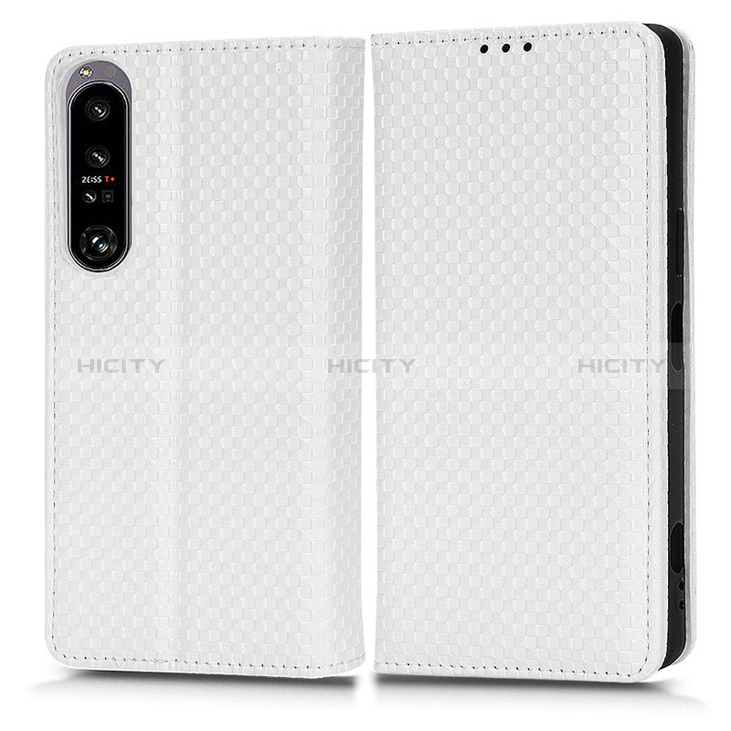 Handytasche Stand Schutzhülle Flip Leder Hülle C03X für Sony Xperia 1 IV groß