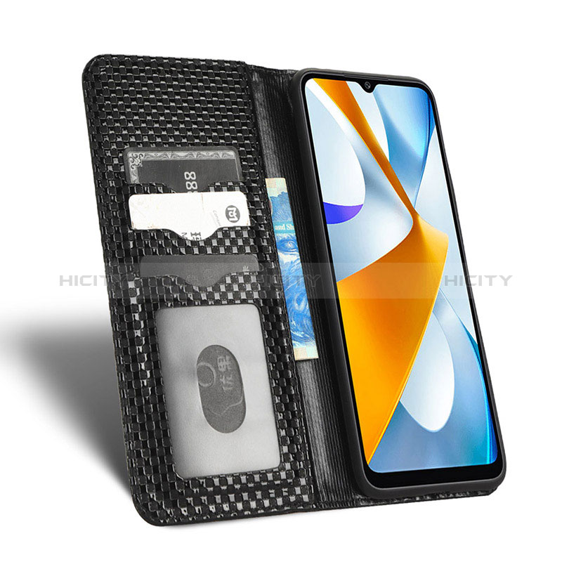 Handytasche Stand Schutzhülle Flip Leder Hülle C03X für Xiaomi Poco C40 groß