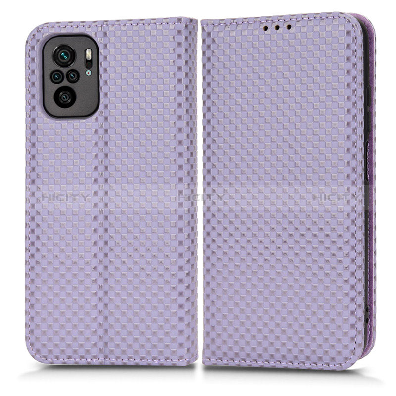 Handytasche Stand Schutzhülle Flip Leder Hülle C03X für Xiaomi Poco M5S Violett Plus