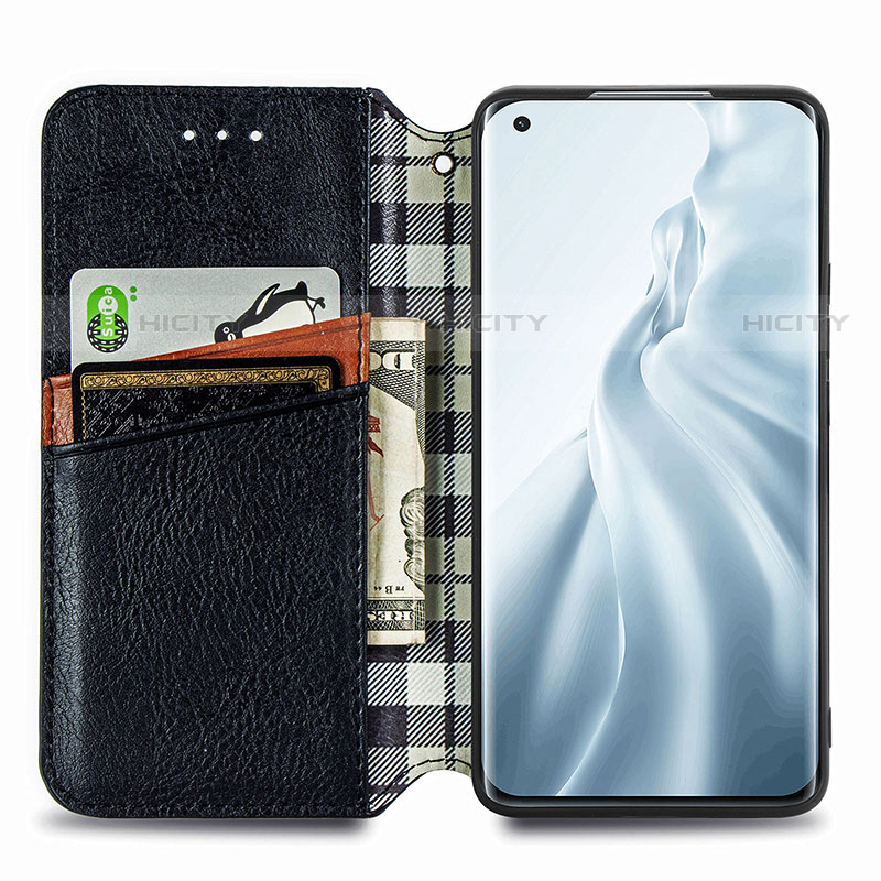 Handytasche Stand Schutzhülle Flip Leder Hülle C04 für Xiaomi Mi 11 5G groß