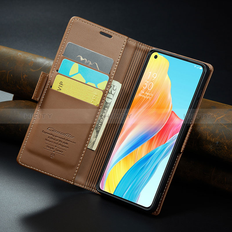 Handytasche Stand Schutzhülle Flip Leder Hülle C04S für Oppo A78 4G