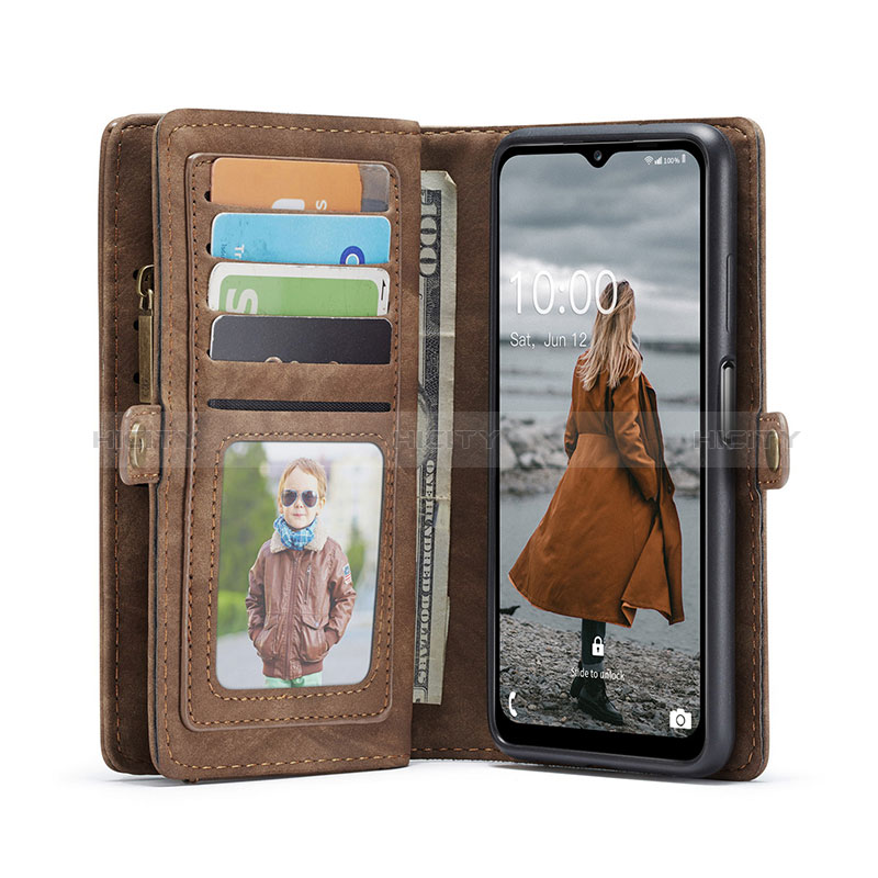 Handytasche Stand Schutzhülle Flip Leder Hülle C04S für Samsung Galaxy A12 5G