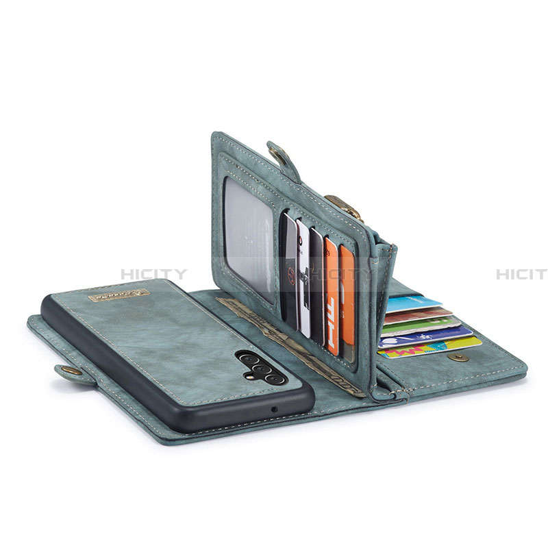 Handytasche Stand Schutzhülle Flip Leder Hülle C04S für Samsung Galaxy A13 5G groß