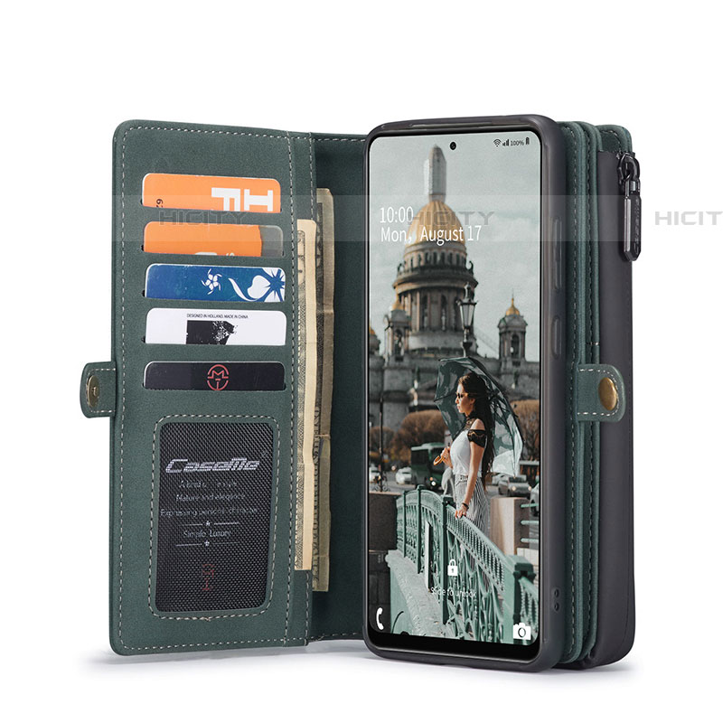 Handytasche Stand Schutzhülle Flip Leder Hülle C04S für Samsung Galaxy A52 4G