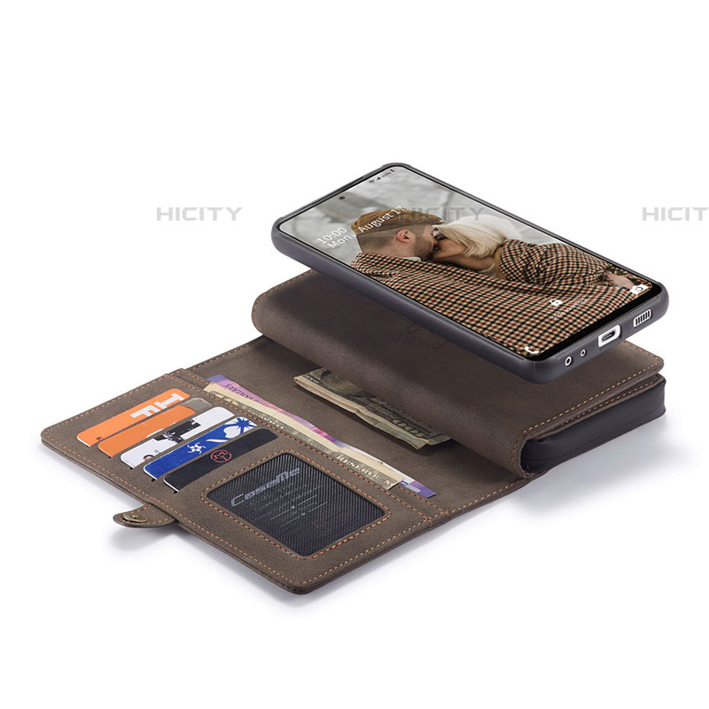 Handytasche Stand Schutzhülle Flip Leder Hülle C04S für Samsung Galaxy A72 5G