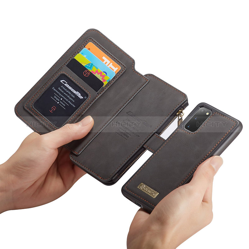 Handytasche Stand Schutzhülle Flip Leder Hülle C04S für Samsung Galaxy S20 5G groß