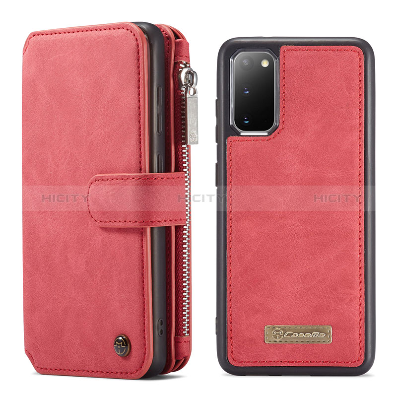 Handytasche Stand Schutzhülle Flip Leder Hülle C04S für Samsung Galaxy S20 5G groß