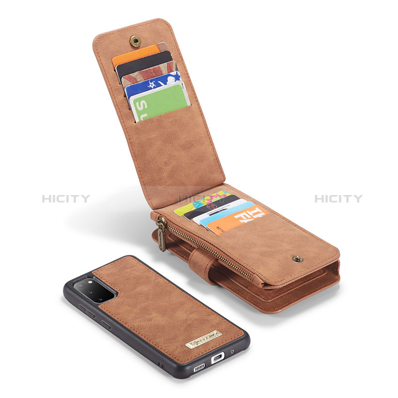 Handytasche Stand Schutzhülle Flip Leder Hülle C04S für Samsung Galaxy S20 5G groß