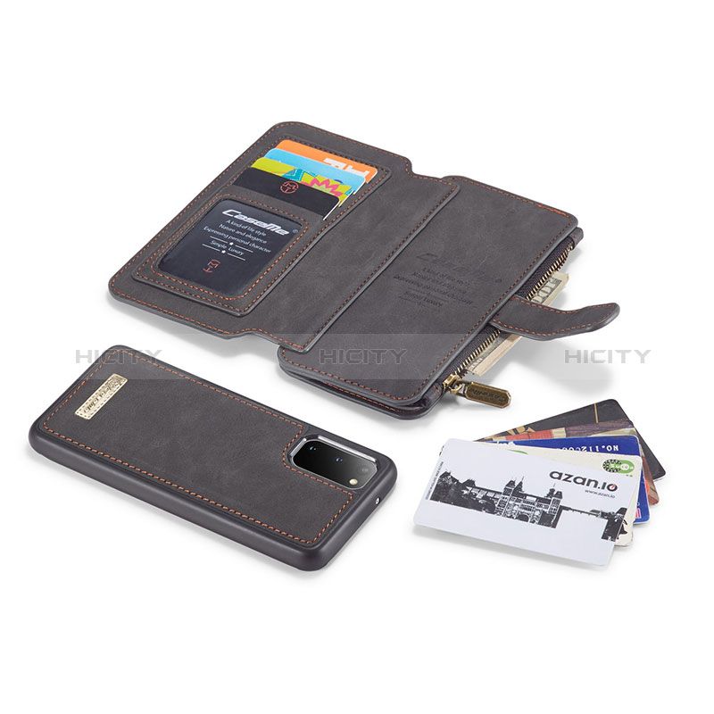 Handytasche Stand Schutzhülle Flip Leder Hülle C04S für Samsung Galaxy S20 5G groß