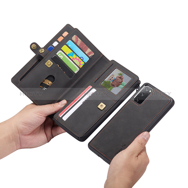 Handytasche Stand Schutzhülle Flip Leder Hülle C04S für Samsung Galaxy S20 Lite 5G