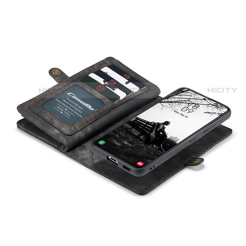 Handytasche Stand Schutzhülle Flip Leder Hülle C04S für Samsung Galaxy S21 FE 5G groß