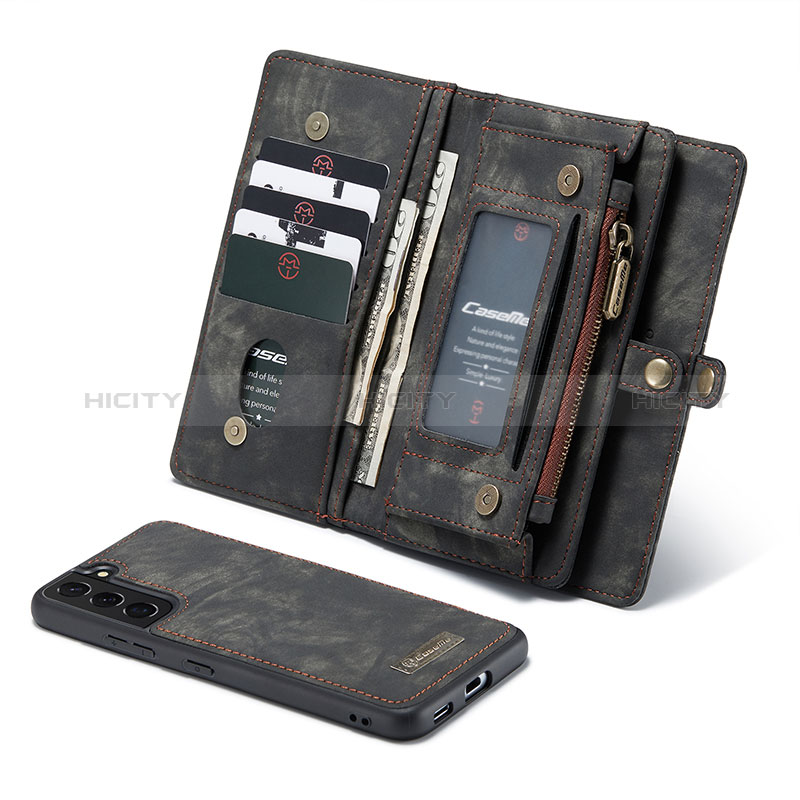 Handytasche Stand Schutzhülle Flip Leder Hülle C04S für Samsung Galaxy S24 Plus 5G groß