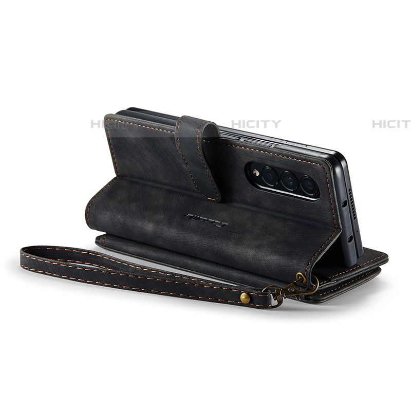 Handytasche Stand Schutzhülle Flip Leder Hülle C04S für Samsung Galaxy Z Fold4 5G