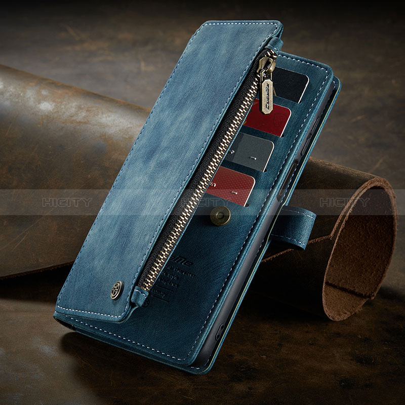 Handytasche Stand Schutzhülle Flip Leder Hülle C04S für Xiaomi Poco M2 Pro Blau