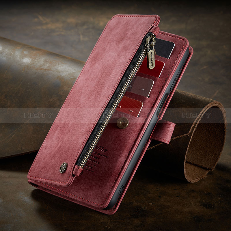 Handytasche Stand Schutzhülle Flip Leder Hülle C04S für Xiaomi Poco M2 Pro Rot