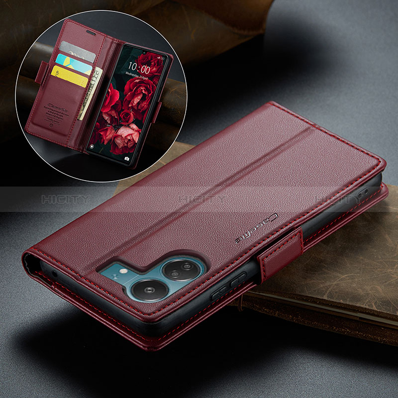 Handytasche Stand Schutzhülle Flip Leder Hülle C04S für Xiaomi Redmi 13C