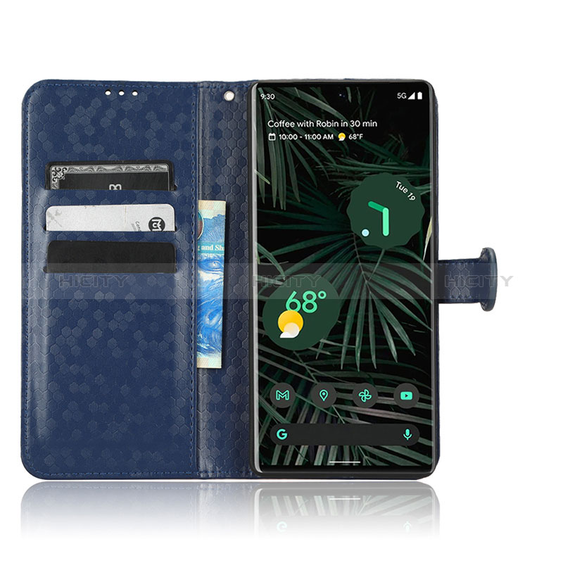 Handytasche Stand Schutzhülle Flip Leder Hülle C04X für Google Pixel 6 Pro 5G