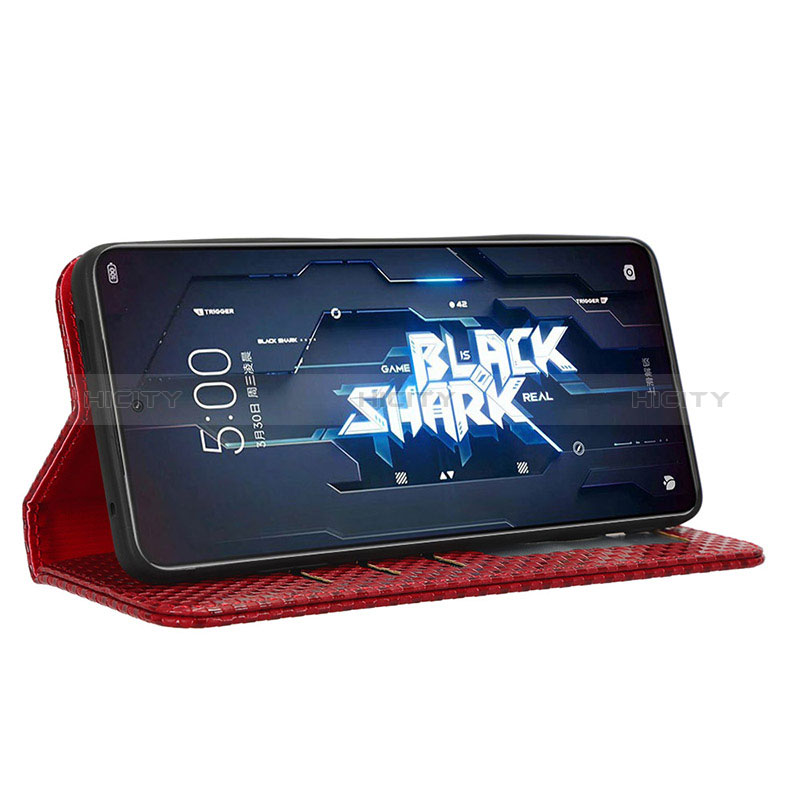 Handytasche Stand Schutzhülle Flip Leder Hülle C04X für Xiaomi Black Shark 5 5G groß