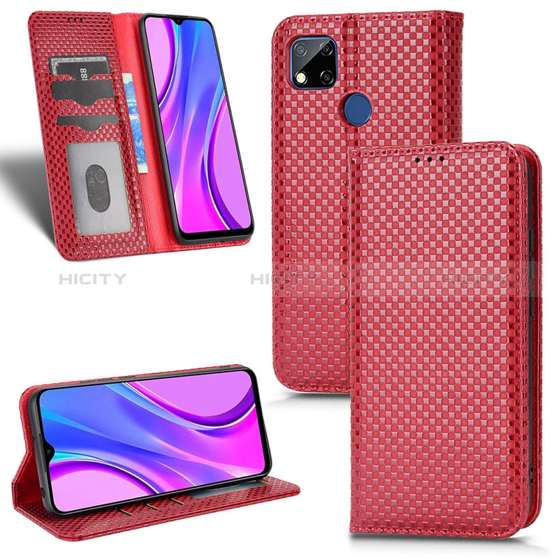 Handytasche Stand Schutzhülle Flip Leder Hülle C04X für Xiaomi Redmi 9 Activ