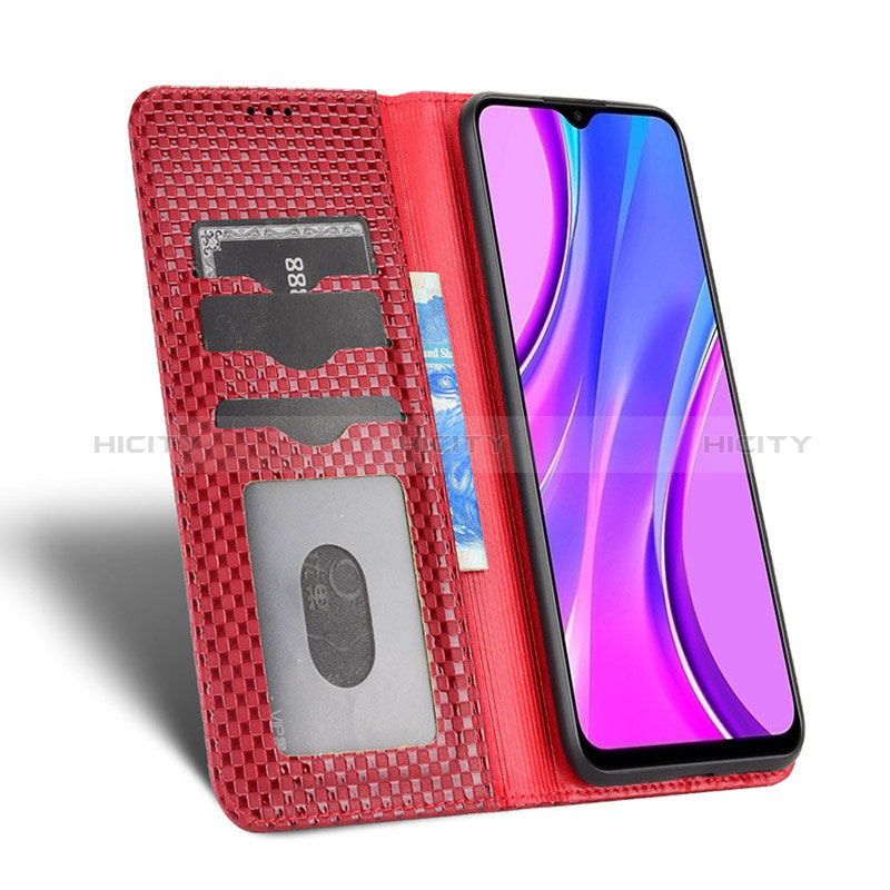 Handytasche Stand Schutzhülle Flip Leder Hülle C04X für Xiaomi Redmi 9 Activ