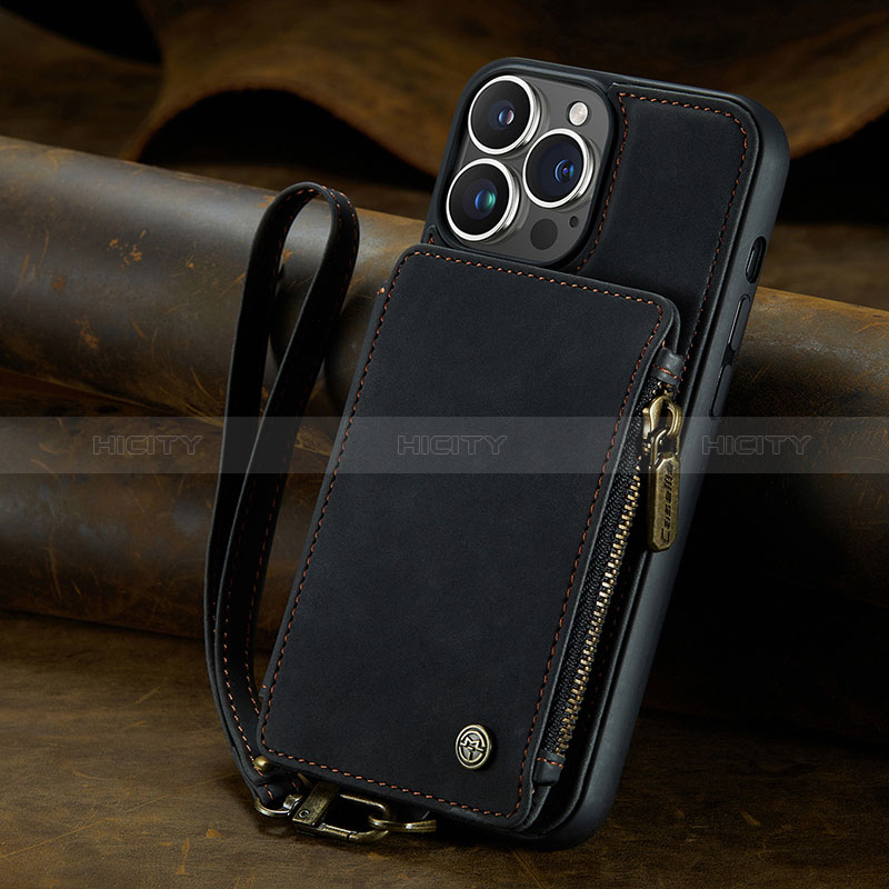 Handytasche Stand Schutzhülle Flip Leder Hülle C05S für Apple iPhone 14 Pro Max