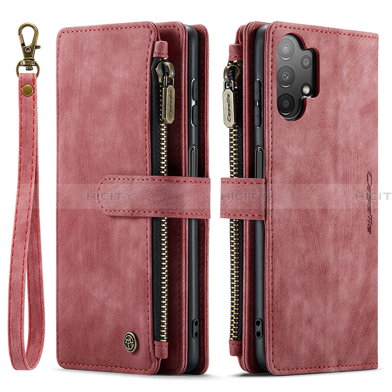 Handytasche Stand Schutzhülle Flip Leder Hülle C05S für Samsung Galaxy A13 4G Rot