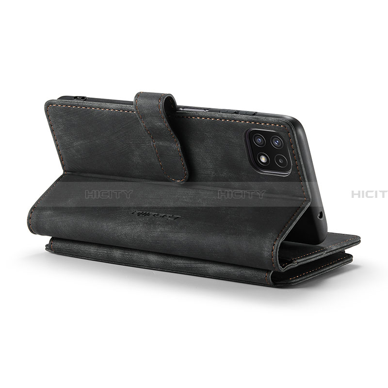 Handytasche Stand Schutzhülle Flip Leder Hülle C05S für Samsung Galaxy A22 5G groß