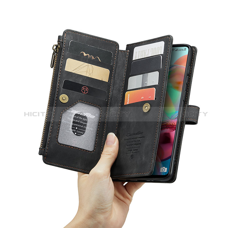 Handytasche Stand Schutzhülle Flip Leder Hülle C05S für Samsung Galaxy A71 5G