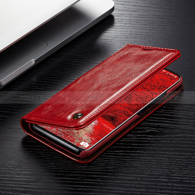 Handytasche Stand Schutzhülle Flip Leder Hülle C05S für Samsung Galaxy S20 Plus Rot