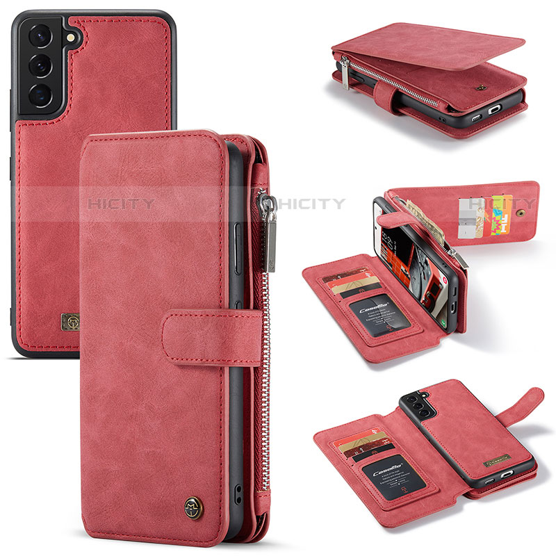 Handytasche Stand Schutzhülle Flip Leder Hülle C05S für Samsung Galaxy S22 Plus 5G groß