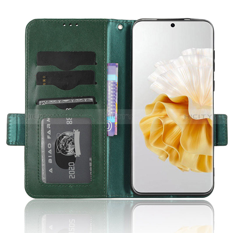 Handytasche Stand Schutzhülle Flip Leder Hülle C05X für Huawei P60 groß