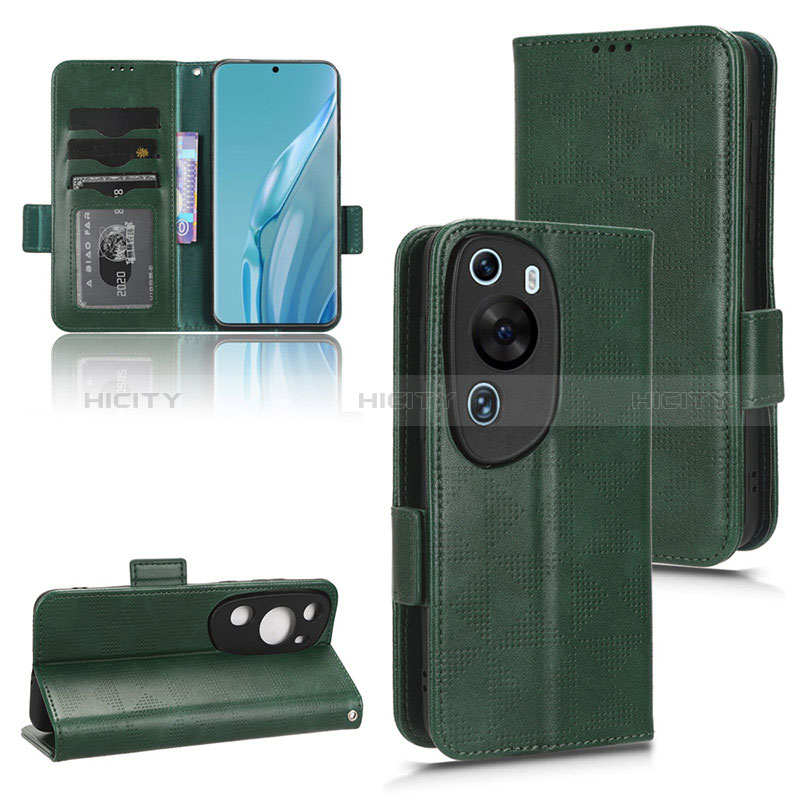 Handytasche Stand Schutzhülle Flip Leder Hülle C05X für Huawei P60 Art groß