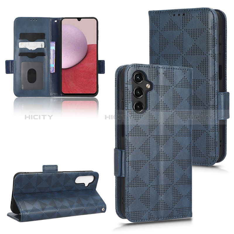 Handytasche Stand Schutzhülle Flip Leder Hülle C05X für Motorola Moto E13 groß